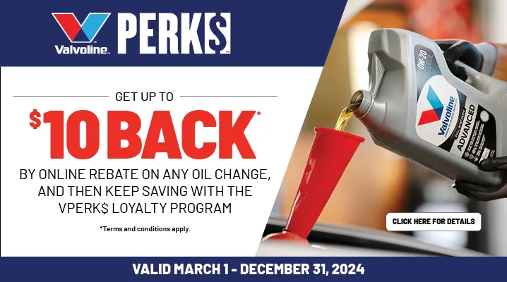 Buy Online Oil Change and get $10 Rebate